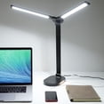 thumbnail image 1 of Lámpara LED de escritorio Hukunos de 14 W con doble brazo oscilante con puerto USB, 1 of 7