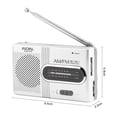 thumbnail image 4 of Mini Radio Portátil Khall AM/FM Plata, 4 of 5