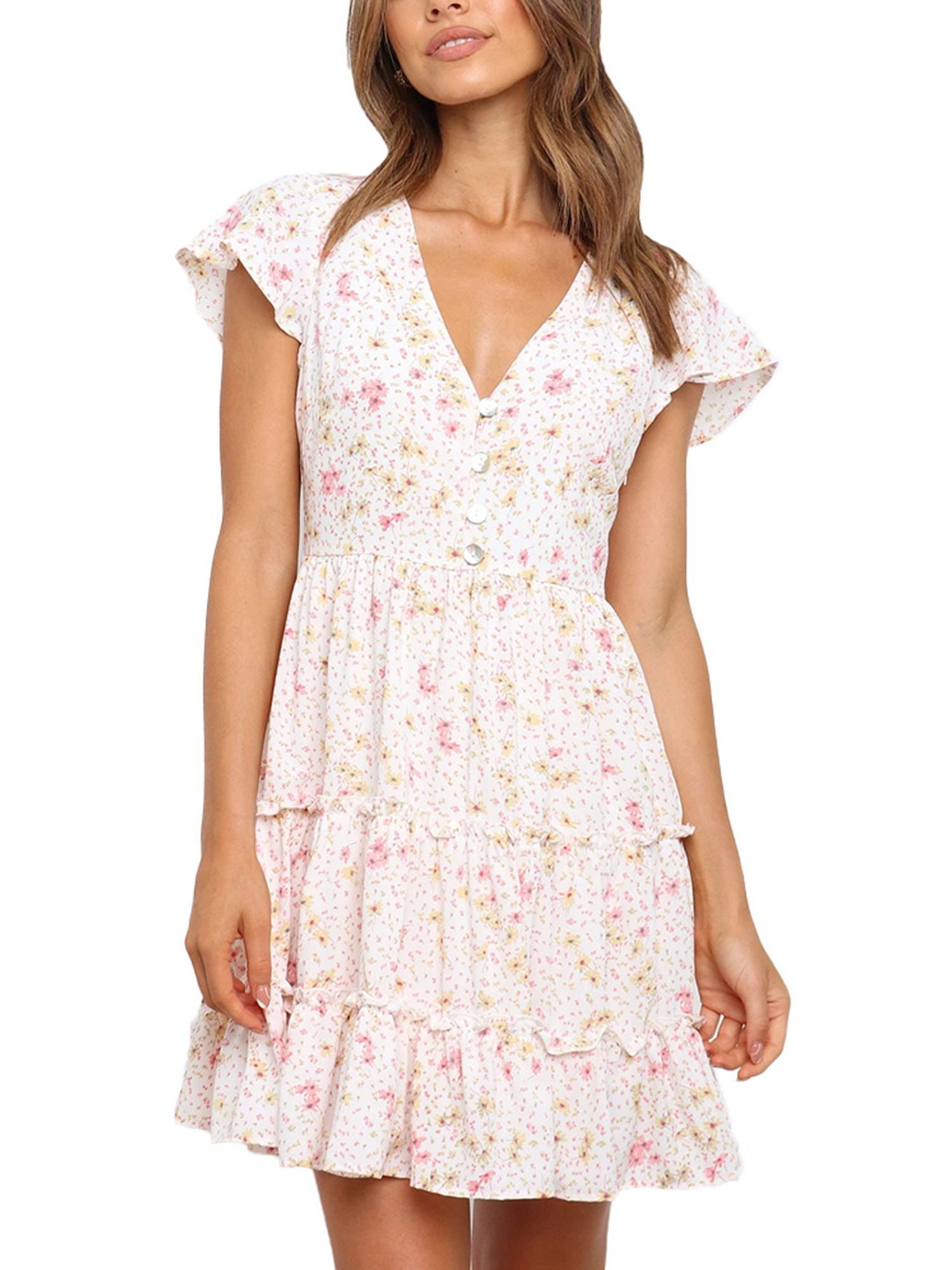 floral sundress short