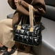 thumbnail image 4 of Bolso Mano Lona para Mujer Bolsos Portátiles Simples E Informales (negro), 4 of 9