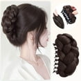 thumbnail image 2 of Perruque Torsadée pour Femmes, Pince à Cheveux, Chignon, 2 of 8