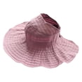 thumbnail image 2 of Sombrero para el sol para mujer - Visera de protección , perfecto para la playa, jardinería, viajes, Rosa de goma Yuyangstore Sombrero de las mujeres, 2 of 8