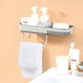 thumbnail image 5 of Boîte à Savon Non Perforée pour Salle de Bain Étagère à Serviettes Support Mural, 5 of 5