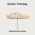 thumbnail image 4 of Chanclas FitFlop IQUSHION ergonómicas para mujer, color dorado, 4 of 8