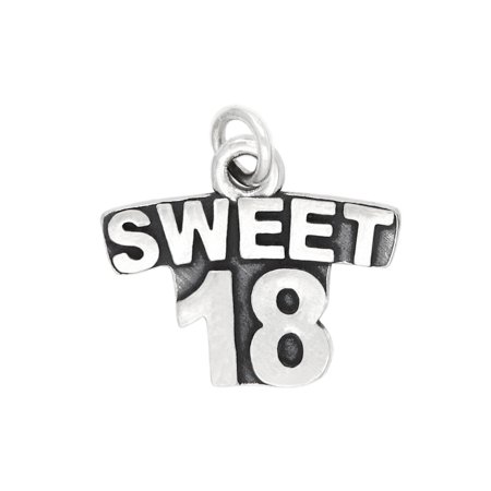 International Silver Spring Charm - Sterling Silver Sweet 18 Charm