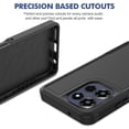 thumbnail image 3 of Defender Case for Motorola Moto G Play 2025 / G Power 2025 / G Power 2026 6.8", Dual Layer PC+TPU Rugged Shockproof Full Body Protective Cover,Black, 3 of 5