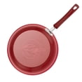 thumbnail image 3 of Rachael Ray 14-Piece Classic Brights Hard Enamel Nonstick Pots and Pans Set/Cookware Set, Red, 3 of 12