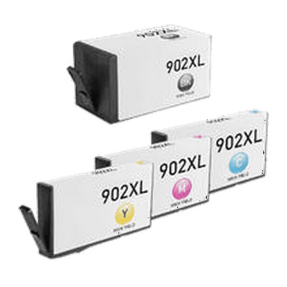 Zoomtoner Compatible HP OfficeJet Pro 6978 HP 902XL (BCMY) INK / INKJET Cartridge Black Cyan Yellow Magenta High Yield