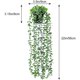 thumbnail image 1 of Plantas verdes artificiales sauce ratán colgante hojas de hiedra decoración de fiesta (C) Hugtrwg Libre de BPA, 1 of 6