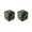 2 PC D, variant on Natural Crystal Dice, 16mm 6-Sided D6 with Gold Pips, Polished Hand-Carved Stone Die for Tabletop Board Games, Tarot Divination, Ornament & Home Decor, 1Pc