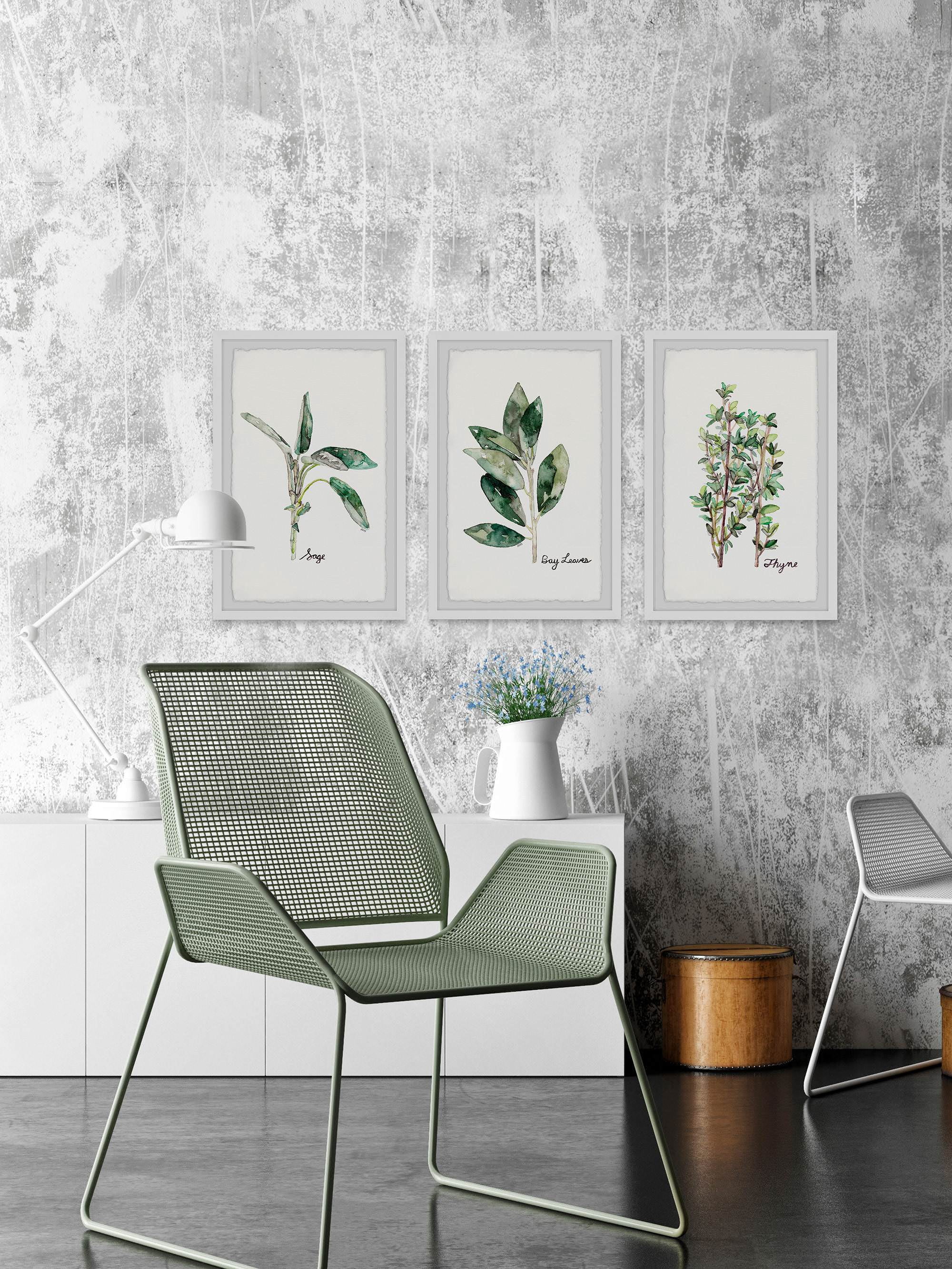 Herb Trio Triptych