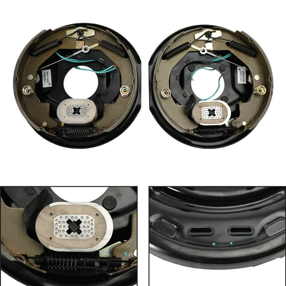 Electric Trailer Brake Kit-Self Adjusting-10"-Left/Right Hand Assemblies-3500lbs