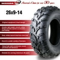 thumbnail image 3 of Set of 2 WANDA ATV UTV Tires 26x9-14 26x9x14 6PR Lit Mud, 3 of 10