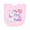 AD-Pink, variant on Inktastic My 1st Easter Cute White Bunny with Spring Flowers Newborn Bib