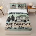thumbnail image 2 of Erosebridal Camping Theme Zipper Twin Comforter Sets with Fitted Sheet and 2 Pillowcases, RV Accessories Camper Zipper Bedding Set, 2 of 7