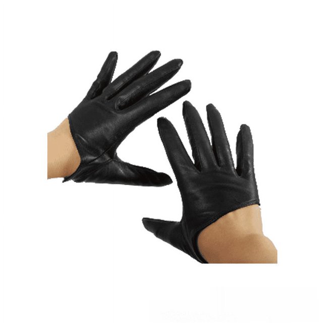 Adecuado para hombres y mujeres con DS que realizan baile con guantes de cuero sintético con palma semilarga.