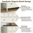 thumbnail image 6 of ChVans 65 inch Large Long Drawer Dresser,8 Drawer Dresser for Bedroom,Modern Farmhouse Wood Wide Chest of Drawers,Storage Dressers for Bedroom,Living Room & Hallway, 6 of 7