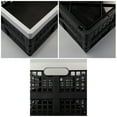 thumbnail image 3 of Vareone 4 Packs Plastic Collapsible Storage Crate, 40 L Folding Crates, Black, 3 of 6