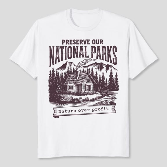 Vintage Protect Our National Parks T-Shirt, Protect Our Parks Tee, Men's And Women's Graphic Tee 100% Cotton by TBun, Full Sizes S-5XL