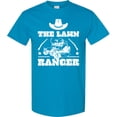 thumbnail image 3 of Inktastic Father's Day the Lawn Ranger with Mower T-Shirt, 3 of 5