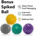 thumbnail image 5 of Foot Rocker With Pointed Ball Massager - For Plantar Fasciitis Achilles Tendonitis - Calf Foot Heel And Ankle Stretcher - Calf Pain Relief - Blue With, 5 of 5