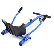 HoverTech All In One Hover Cart Attachment For Hover board - Transform your Hover board into a Go Kart with Hovercart – Blue
