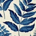 thumbnail image 6 of PIKWEEK Round Tablecloth for Picnic Dining Kitchen Farmhouse Palm Leaves with Lush Branches and Leaves White, 6 of 8