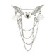 thumbnail image 1 of Broche con borla de cadena, insignias para cuello, ropa, trajes, abrigos, corbatas, joyas, solapas Alas de Angel Plata, 1 of 7