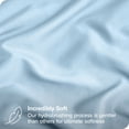 thumbnail image 4 of Bare Home Pillowcase Set - Envelope Closure - Premium 1800 Collection - Double Brushed - Ultra Soft - King Size 20x40, Light Blue, 2 Count, 4 of 6