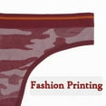 thumbnail image 4 of Yunleeb High Rise Thong Lightweight Tummy Control Underwear for Women 2 Pack YLNK01-Mix1 M, 4 of 9
