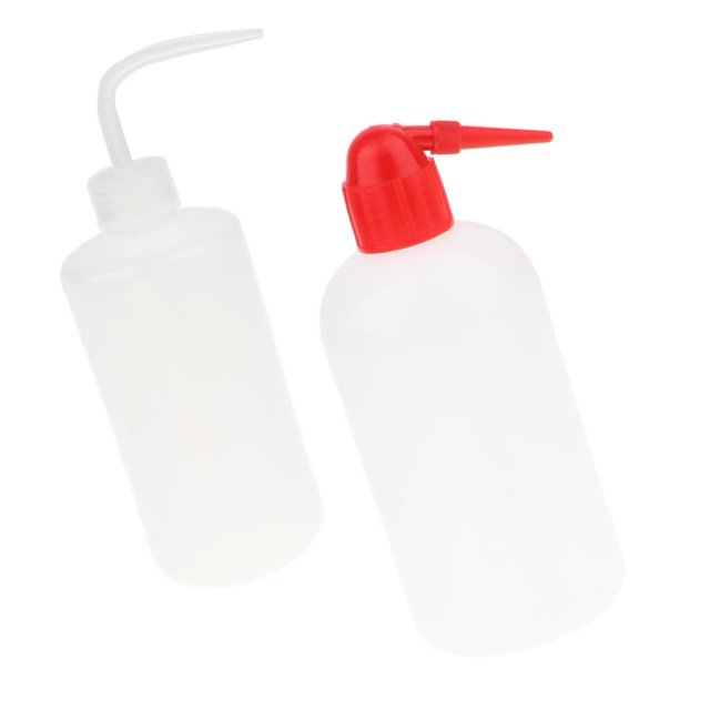 Botella Exprimible De Botella De Lavado De Seguridad De 2 Piezas Con Boca Estrecha 500 Ml SM SunniMix Botella de lavado de laboratorio