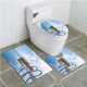 thumbnail image 1 of Juego de Alfombras de Baño ABPHQTO 3 Piezas Cielo Nubes, 1 of 2