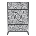 thumbnail image 1 of Gaderth Metal Privacy Screen,Decorative Privacy Fence,Weather-Resistant Rustproof Room Divider With Stand,Freestanding Privacy Panels For Patio Deck Lawn Garden Landscape, 1 of 8