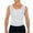 White, variant on Mens Body Shaper Stomach Compression Shirt Undershirt Shapewear Gynecomastia Tummy Control Workout Tank Tops,Black,XL