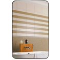 thumbnail image 1 of Costway 32''x20'' Wall-Mounted Rectangle Mirror Metal Frame Bathroom Entryway Black, 1 of 10