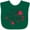 Green, variant on Inktastic Lil Miss Love Bug with Lady Bug and Hearts Girls Baby Bib