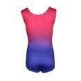 thumbnail image 5 of Girls Leotards Gymnastic Dance Onesies Ballet Tank Sleeveless Colorful Shiny Leotard, for 5-14 Years, 5 of 7