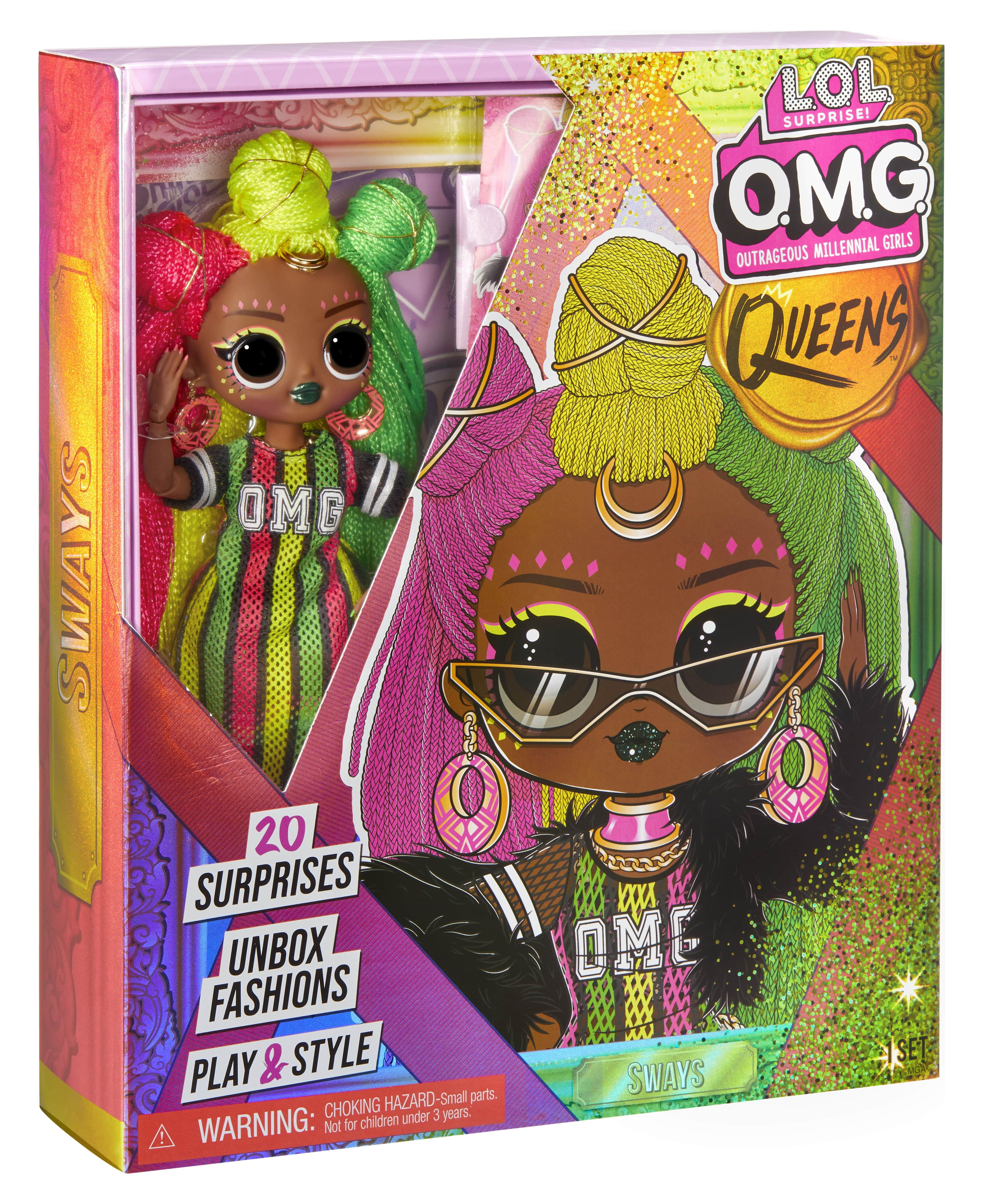 L.O.L. Surprise - OMG Queens - Big Surprise - Poupee Mannequin 25cm et  Accessoires