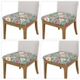 thumbnail image 2 of Fotbe Rose Flowers Velvet Stretch Couch Cushion Cover Plush Cushion Slipcover for Chair Cushion Furniture Protector Seat Cushion Sofa Cover-16.9in, 2 of 9