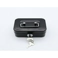 thumbnail image 1 of LNGOOR 1pc Metal Key Lock Storage Box  Money Box  Adult Security Box  Coin Safe  Cashier Box  11.5*9.9*5.8cm, 1 of 6
