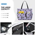 thumbnail image 3 of Beach Bag - Purple Wine Element Pattern Large Beach Tote Bag, Beach Bags For Women With Zipper Beach Essentials, Swim Pool Bag Large Tote, 3 of 7