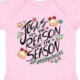 thumbnail image 4 of Inktastic Jesus is the Reason for the Season Christmas Bells and Stars Boys or Girls Baby Bodysuit, 4 of 5