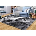 thumbnail image 3 of Office Decor Rug, Famous Rug, Boy Room Rugs, Printed Rugs, Modern Rug, Thin Rugs, Gym Rugs, Man Cave Rug, Black and White Rug, 3.3'x5' - 100x150 cm, 3 of 8