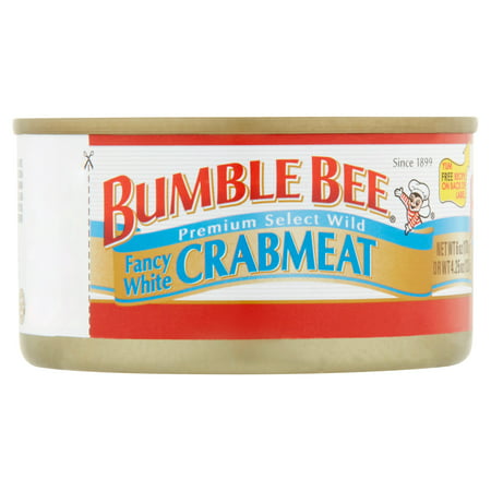 (3 Pack) Bumble Bee Fancy White Crab Meat, 6 oz (Best Jumbo Lump Crab Meat)