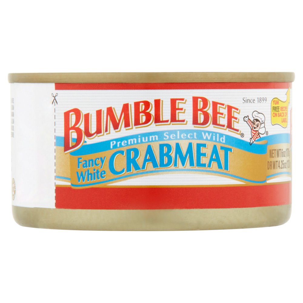 Bumble Bee Fancy White Crab Meat, 6 oz Can