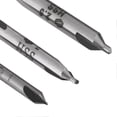 thumbnail image 3 of 4pcs 1/2/2.5/5mm 60 Degree HSS Center Drill Bits Centering Drills Set, 3 of 5