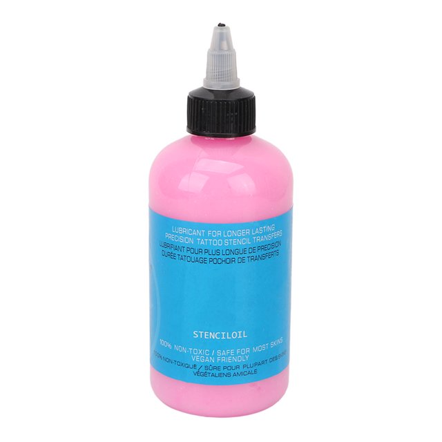 Crema de transferencia de tatuajes rosa Hidrata la piel Crema de aplicación de plantillas de tatuajes de larga duración de impresión rápida para arte de bebés 250 ml