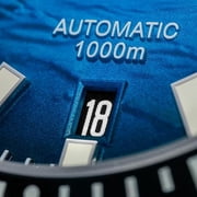 ADDIESDIVE Automatic Diver Watches for Men 1000 M Waterproof Helium Escape Valve NH35A Synthetic Sapphire Scuba Automatic Watche, Blue
