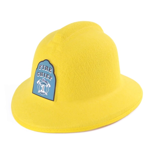 Bristol Novelty - Casco de fieltro para disfraz de bombero (Amarillo)