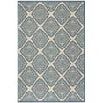thumbnail image 2 of SAFAVIEH Beach House Frazier Geometric Indoor/Outdoor Area Rug, Cream/Blue, 4' x 6', 2 of 7